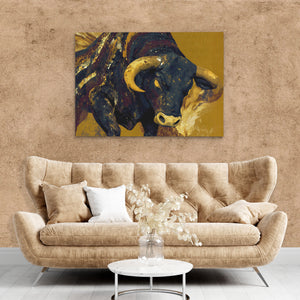 Bulls Sapphire Tapestry - Luxury Wall Art