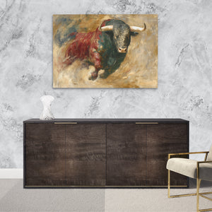 Bulls Thunder Moment - Luxury Wall Art