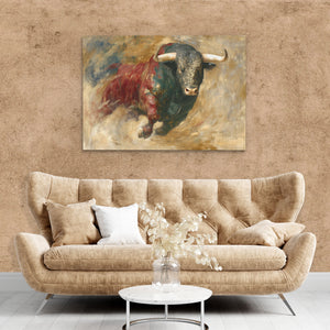 Bulls Thunder Moment - Luxury Wall Art