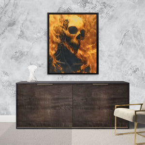 Burned to the Bone - Large Modern Canvas Print