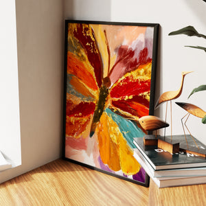 Butterfly Golden Symmetry — Butterfly Golden Symmetry New Living Room Wall Apartment Zoom 183