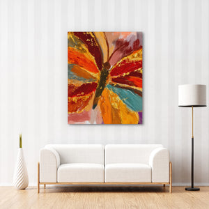 Butterfly Golden Symmetry — Butterfly Golden Symmetry New Striped Wall 203