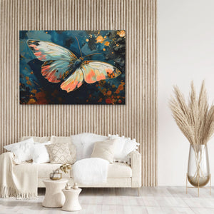 Butterfly Watercolor - Wall Art in Black Frame