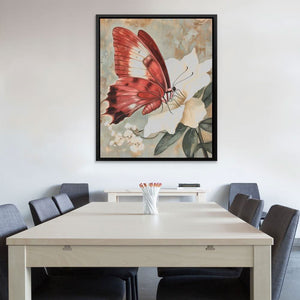 Butterfly’s Graceful Landing - Luxury Wall Art