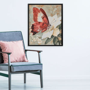 Butterfly’s Graceful Landing - Luxury Wall Art