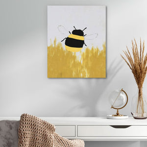 Buzzing Bumblebee - Bee Art for Nursery