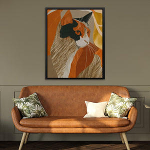 Calico Autumn Contemplation - Luxury Wall Art