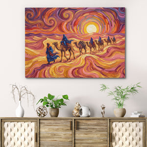 Camel Caravan Sunset โ Camel Caravan Sunset Beach Cabinet 27