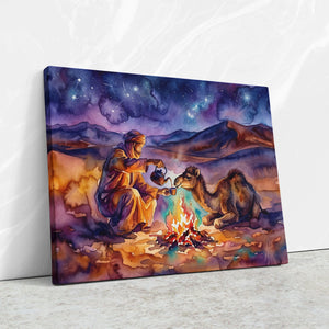 Camel Desert Campfire โ Camel Desert Campfire Against Wall4x5 Reflect2 12