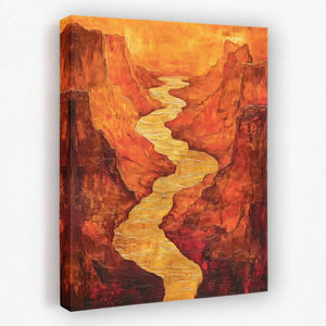 Canyon Ablaze - Luxury Wall Art