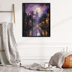 Capitol City - Building Wall Art in Black Frame