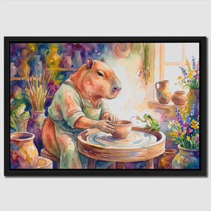 Capybara Crafting Clay โ Capybara Crafting Clay Close Up Landscape 61
