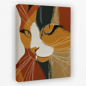 Cat's Autumn Fire - Luxury Wall Art