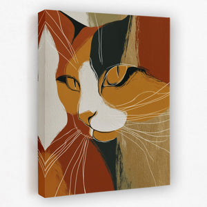 Cat's Autumn Fire - Luxury Wall Art
