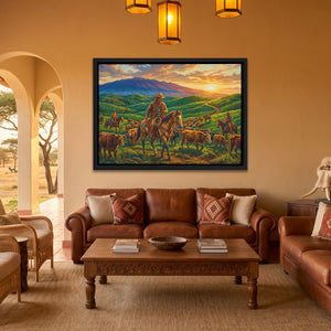 Cattle Herding Sunset โ Cattle Herding Sunset Safari House Land 159