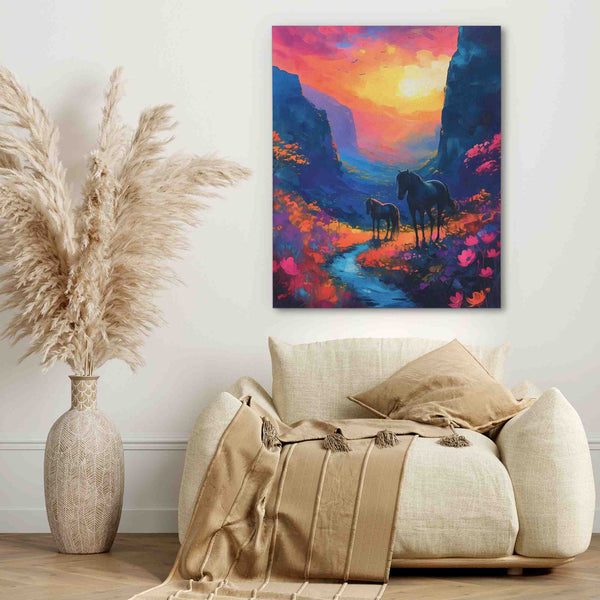 Celestial Cascade in a room