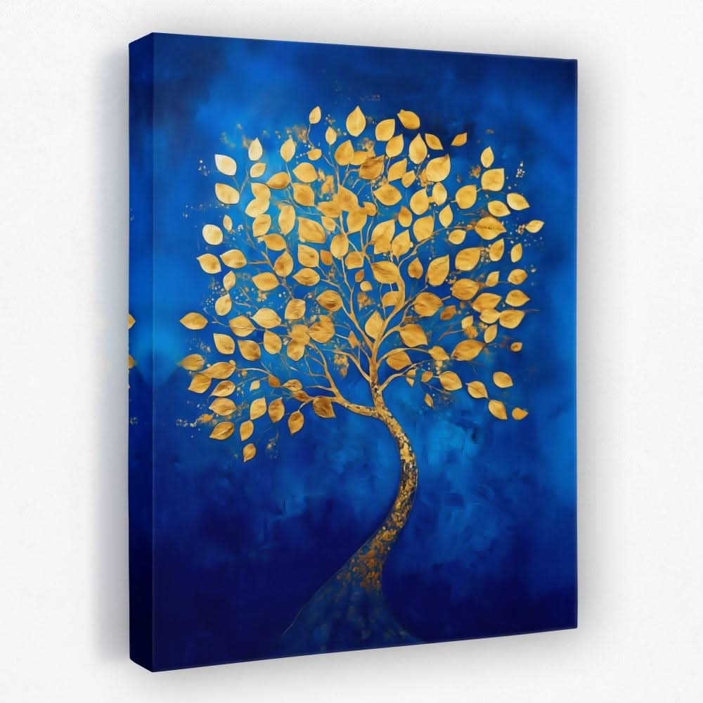 Celestial Leaves - Nature Canvas Wall Art