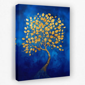 Celestial Leaves - Nature Canvas Wall Art