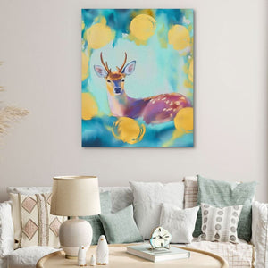 Celestial Rest - Deer Art for Bedroom