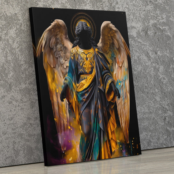 Celestial Wings Portrait in a room