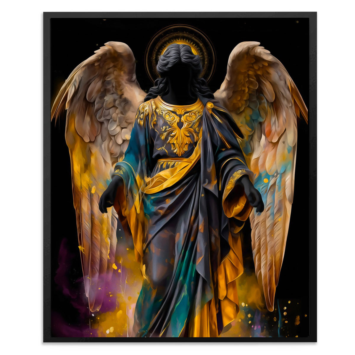 Celestial Wings Portrait - Luxury Wall Art