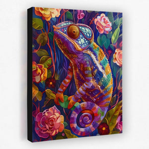 Chameleon Gaze - Luxury Wall Art