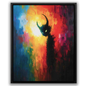 Chaotic Rainbow - Canvas Wall Art