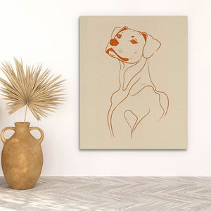 Charming Pup - Luxury Wall Art
