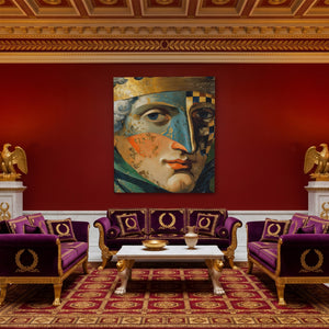 Chess King Metamorphosis - Luxury Wall Art