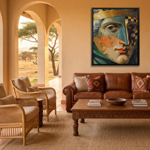 Chess King Metamorphosis - Luxury Wall Art