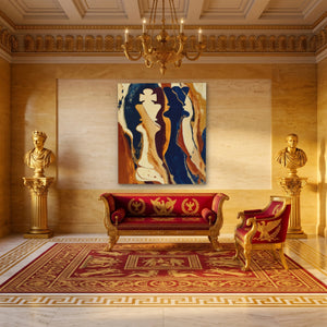Chess Kings Silhouette - Luxury Wall Art