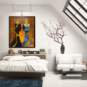 Chess Royal Standoff - Luxury Wall Art