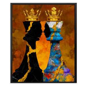 Chess Royal Standoff - Luxury Wall Art