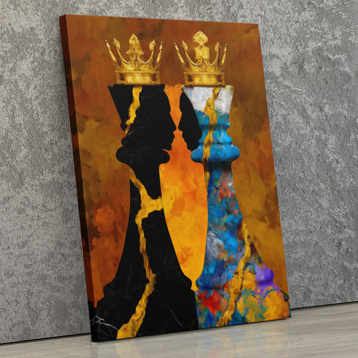 Chess Royal Standoff - Luxury Wall Art