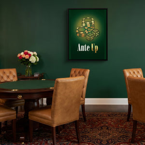 Chips Ante Up - Luxury Wall Art