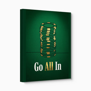 Chips Go All-In โ chips go all in angled flush print