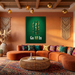 Chips Go All-In โ chips go all in sq boho living 1port flush print