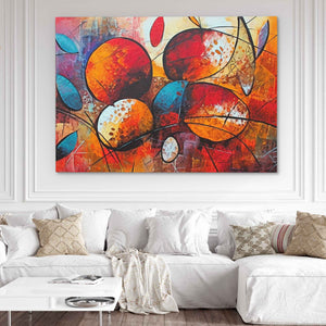 Chromatic Cadence - Framed Wall Art