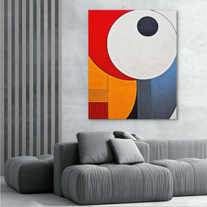 Circling Colors - Vertical Art