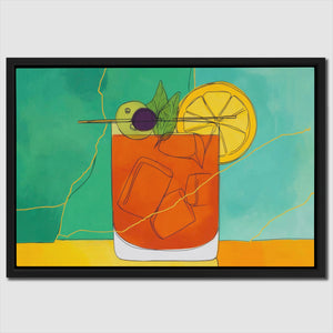 Citrus Summer Splash - Luxury Wall Art