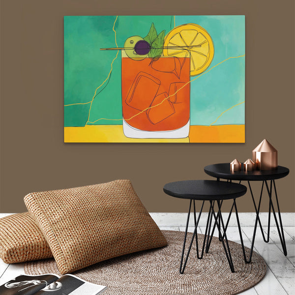 Citrus Summer Splash in a room
