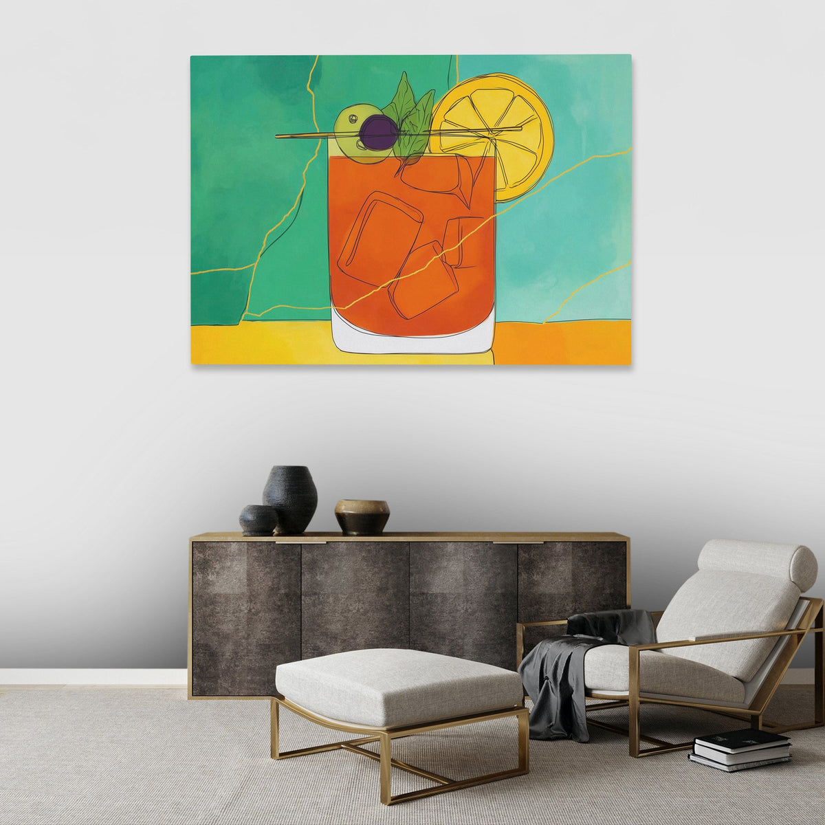 Citrus Summer Splash - Luxury Wall Art