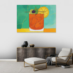 Citrus Summer Splash - Luxury Wall Art