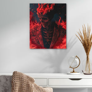 Cloaked Fire - Large Surrealism Canvas Print