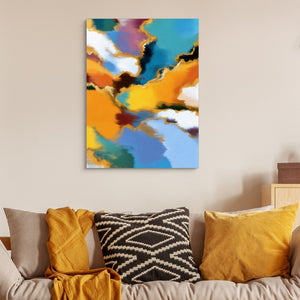 Clouds Color Surge โ clouds color surge sq luxury couch walls 1port flush print