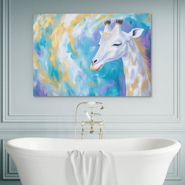 Cloudwalker Giraffe in a room