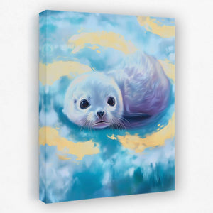 Cloudy Ocean Eyes - Luxury Wall Art