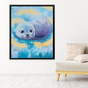 Cloudy Ocean Eyes - Luxury Wall Art