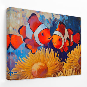 Clownfish Kiss - Luxury Wall Art
