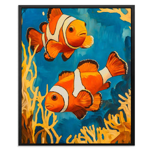 Clownfish Reef Wander - Luxury Wall Art